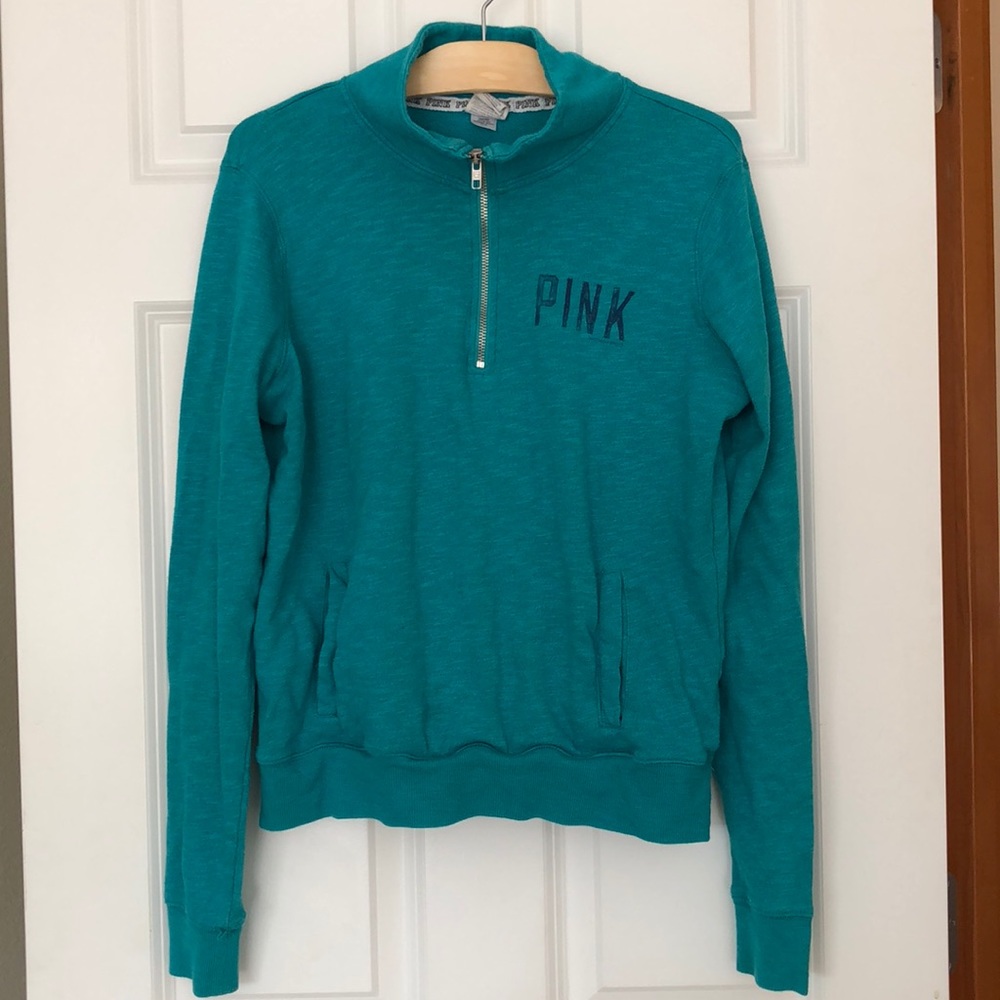 PINK 3/4 Zip Sweatshirt